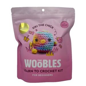 The Woobles Pastel Kiki the Chick Collectible Crochet Kit (Unopened)